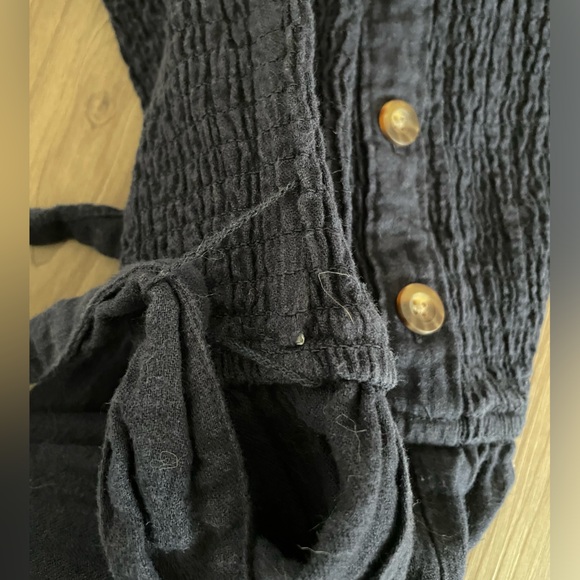 Abercrombie Blue Strapless Jumpsuit - Picture 4 of 4